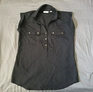 NY&Co Black Sleeveless Blouse